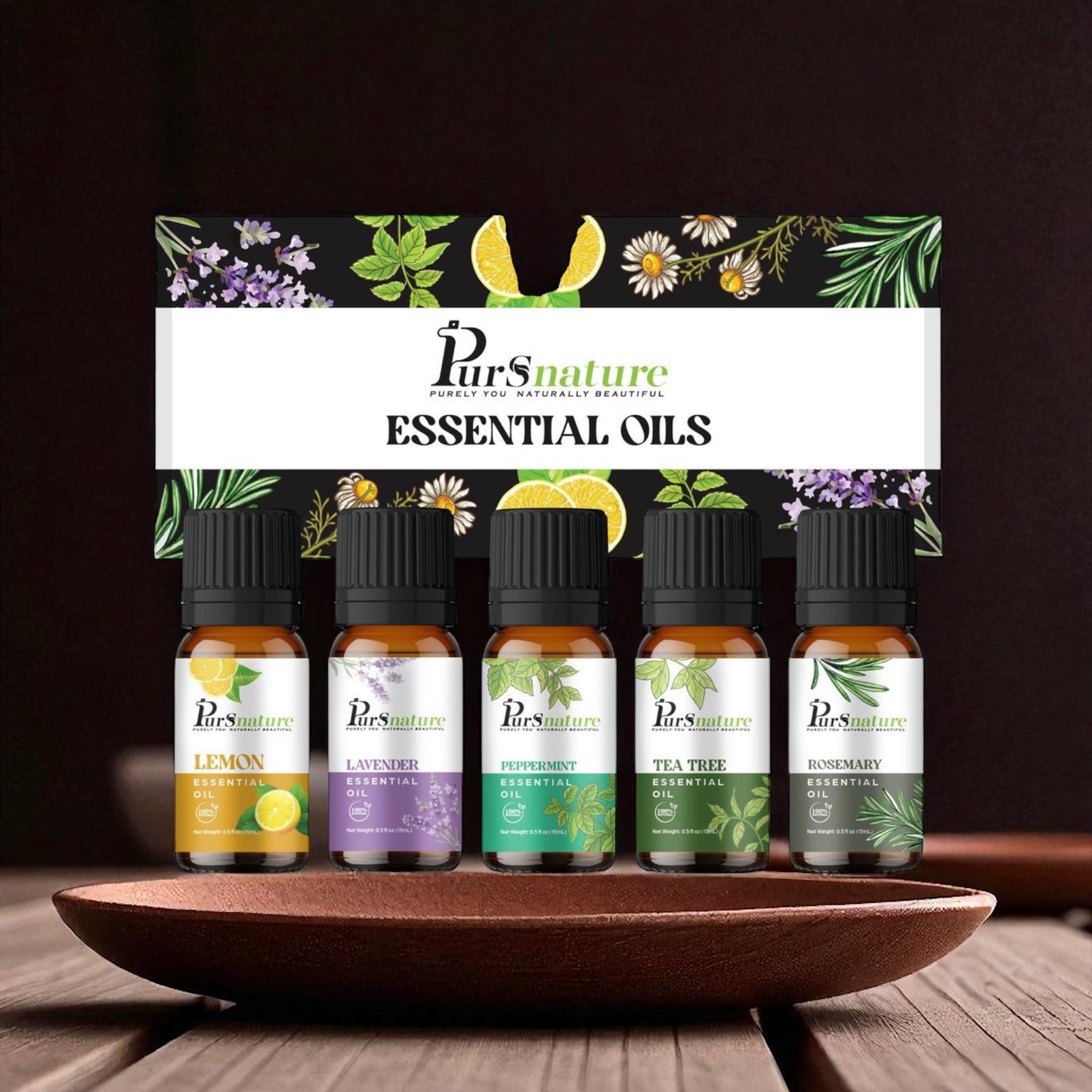Essential Oils Kit – 5 x 15ml